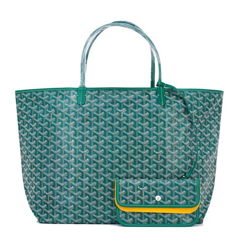 green goyard bags for women